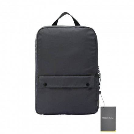 Рюкзак для ноутбука Baseus, Basics Series, (LBJN-F0G) ткань, 16 дюймов, цвет: темно-серый