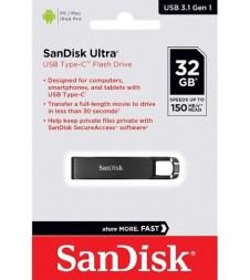 USB/USB-C флеш накопитель SanDisk 32GB CZ460 Ultra Type-C (SDCZ460-032G-G46)