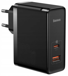 Сетевое зар. устр. Baseus GaN5Pro Fast Charger 1USB 1C 100W CCGP090201 черное