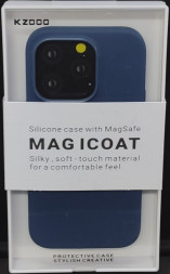 Накладка для i-Phone 14 Pro K-Doo Magsafe Mag Icoat силикон синии