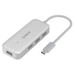 USB-С хаб Orico TC4U-SV 4xUSB3.0 серый