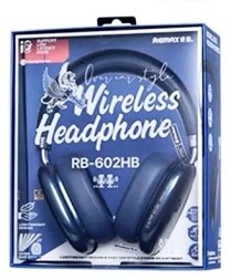 Стереонаушники Bluetooth полноразмерные Remax RB-602HB BT5.4/800mAh синие
