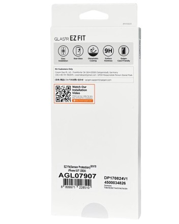 Защитное стекло для i-Phone 16 Pro Max 6.9 Spigen Glas.tR EZ Fit (AGL07907) (2шт) прозрачное