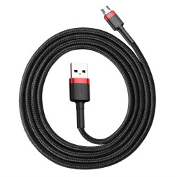 Usb Кабель-зарядка Micro Baseus Cafule 1м (CAMKLF-B91) красно-черный
