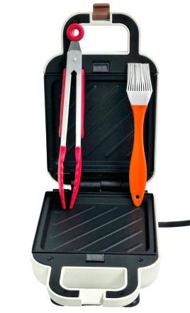  Сэндвич-вафельница Liven C-2Q бежевая