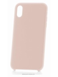 Накладка для Samsung Galaxy A02 Silicone cover без логотипа пудро