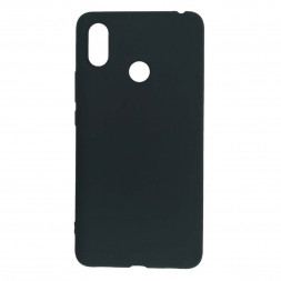 Чехол-накладка для Xiaomi Mi Max 3 силикон матовый чёрный