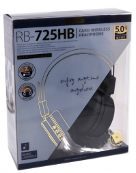 Стереонаушники Bluetooth полноразмерные Remax RB-725HB Pro BT5.1/400mAh/12ч черные