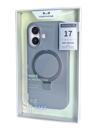  Накладка для i-Phone 17 Keephone Magi Pro MagSnap серый