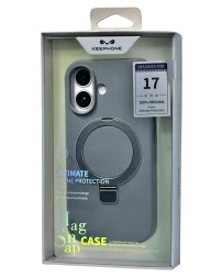 Накладка для i-Phone 17 Keephone Magi Pro MagSnap серый