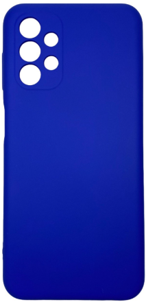  Накладка для Samsung Galaxy A13 4G Silicone cover без логотипа синяя
