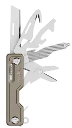 Мультитул-мини NexTool Multi Functional Knife NE20100 коричневый