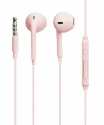 Стереонаушники Hoco M55 с микрофоном розовые
