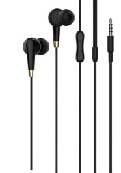 Стереонаушники Hoco M58 Amazing с микрофоном 1.2м черные