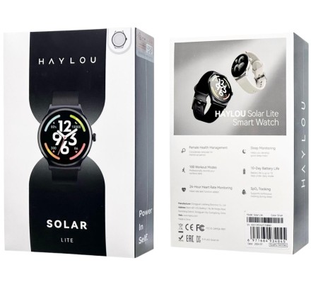 Умные часы Haylou Solar LS05 Lite серебристый