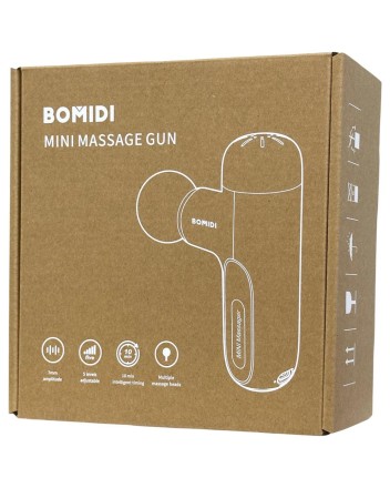  Массажный пистолет для тела Bomidi M1 (5 насадок) RU белый