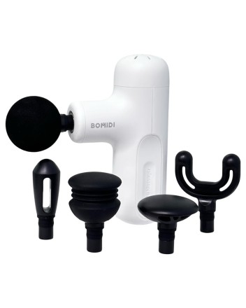  Массажный пистолет для тела Bomidi M1 (5 насадок) RU белый