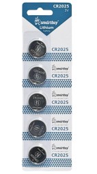 Литиевый элемент питания Smartbuy CR2025/5B (100/4000) SBBL-2025-5B