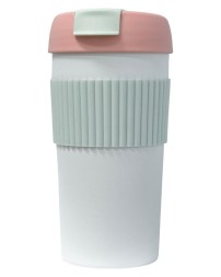 Термокружка Kiss Kiss Fish Rainbow 490ml розово-мятный