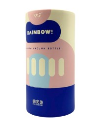 Термокружка Kiss Kiss Fish Rainbow 490ml розово-мятный