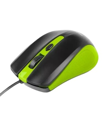  Мышь проводная Smartbuy ONE 352 USB/DPI 800-1200-1600/4 кнопки/1.24м (SBM-352-GK) зелено-черная