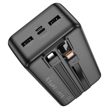  Powerbank Hoco J118B 30000mAh 2USB/USB-C/Type-C/Lightning черный