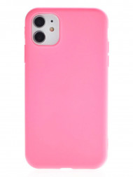 Чехол-накладка  i-Phone 11 Silicone icase  №12 розовая