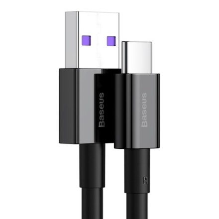  Usb Кабель-зарядка TYPE-C Baseus Superior Series 2м (CATYS-A01) 66W черный