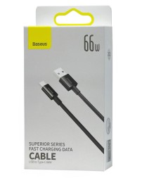 Usb Кабель-зарядка TYPE-C Baseus Superior Series 2м (CATYS-A01) 66W черный