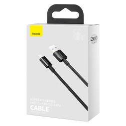 Usb Кабель-зарядка TYPE-C Baseus Superior Series 2м (CATYS-A01) 66W черный