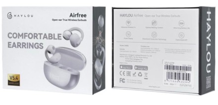  Наушники беспроводные Bluetooth Haylou Airfree OW03 белые
