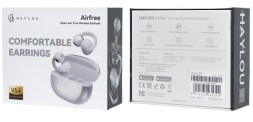 Наушники беспроводные Bluetooth Haylou Airfree OW03 белые