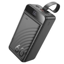 Powerbank Hoco J123C Element 60000mAh 3USB/1C черный
