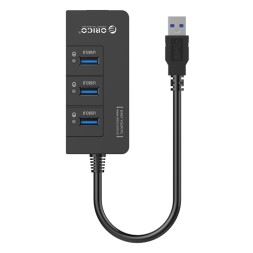 USB-хаб Orico HR01 3xUSB3.0/RJ45 черный