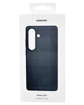  Накладка для Samsung Galaxy S25 Plus MagSafe Kindsuit Case кожанный синий