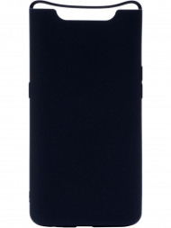 Чехол-накладка для Samsung Galaxy A80/A90 силикон матовый чёрный