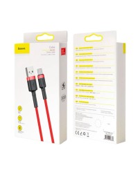 Usb Кабель-зарядка TYPE-C Baseus Cafule 3м (CATKLF-U09) 2A красный
