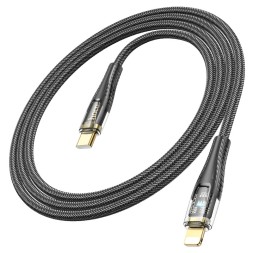 Usb Кабель-зарядка Lightning Hoco U121 3A 1.2м черный