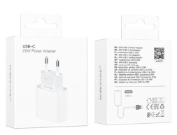 Сетевое зар. устр. Borofone BA100A 1C 20W белое