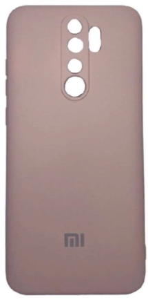  Накладка для Xiaomi Redmi Note 8 pro Silicone cover без логотипа пудро