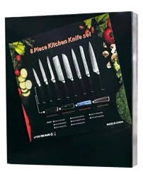 Набор кухонных ножей Spetime 8-Piece Steel Kitchen Knife Set (8 ножей) синий