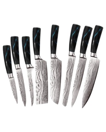  Набор кухонных ножей Spetime 8-Piece Steel Kitchen Knife Set (8 ножей) синий