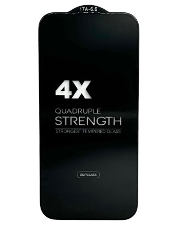  Защитное стекло для i-Phone 17 Air Supglass SG-01 3D чёрное