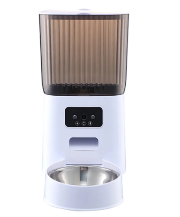  Автокормушка для животных с камерой/App/Wi-Fi 5л белая