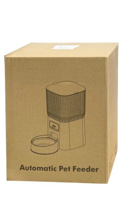  Автокормушка для животных с камерой/App/Wi-Fi 5л белая