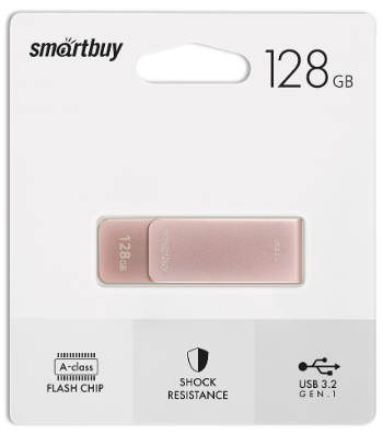  3.0/3.2 USB флеш накопитель Smartbuy Gen.1 128GB M1 Metal Apricot (SB128GM1A)