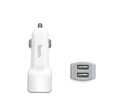 Автомобильное заряд. устр. Hoco Z23 2USB 2.4A белое