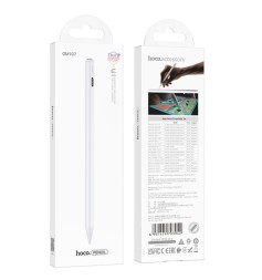 Стилус hoco GM107 Smooth series magnetic rechargeable capacitive pen for iPAD белый