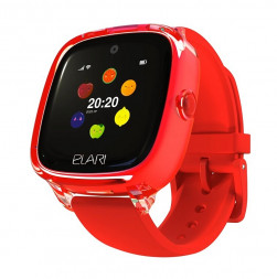 Детские часы Elari KidPhone Fresh (KP-F) 1.3&quot;/240x240/480mAh/72ч/Micro-SIM/2G/BT3.0/0.3Мп красные