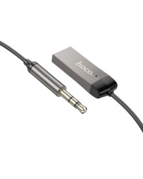 Bluetooth адаптер для магнитолы Hoco E78 BT5.3 серый